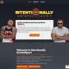 Intentionally Unintelligent website on a desktop screen