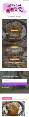The Good Enough Kitchen on a small device screen.