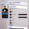 Alejandro Saab's website on a desktop screen